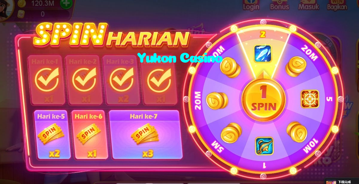 Yukon Casino casino presented on mobile device in Pakistan with slots and live games